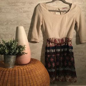 cute floral belted dress